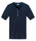 Men's T-Shirt 1/2 SCHIESSER REVIVAL Karl-Heinz - dark blue – view 3