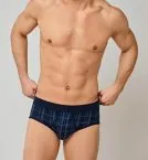 2er Pack Herren Sportslip Feinripp Schiesser Original Classics - dunkelblau – Ansicht 2