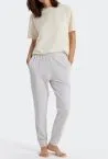Ladies Casual Trousers Long Schiesser Mix & Relax - mottled gray – view 2