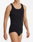 2er Pack Herren Sportjacke SCHIESSER Original Feinripp - schwarz – Ansicht 2