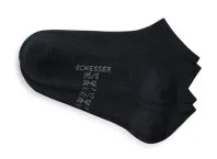 2er Pack Herren Sneakersocken SCHIESSER 95/5 - schwarz – Ansicht 2