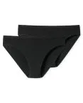 Doppelpack Damen Tai Slip Schiesser Modal Essentials - schwarz – Ansicht 3