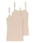 2-Pack Women Shirt 0/0 Schiesser Modal Essentials - sand – view 4