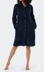 Damen Morgenmantel SCHIESSER Essentials - dunkelblau – Ansicht 2