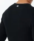 Men's Long Sleeve Top 1/1 SCHIESSER REVIVAL Friedrich - black – view 4