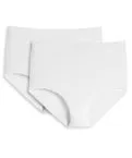 2er Pack Damen Maxislip SCHIESSER 95/5 - weiß – Ansicht 2