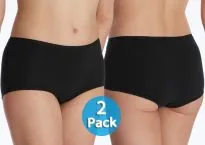 2-Pack Women's Boyshorts SCHIESSER 95/5 - black