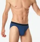 Herren Rio-Slip SCHIESSER Duality Function - dunkelblau – Ansicht 3