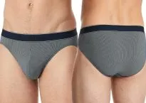 Men's Rio Briefs SCHIESSER Duality Function - navy striped