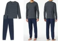 SCHIESSER Men's Pyjamas Casual Essentials - anthracite