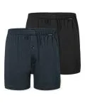 2 SCHIESSER Herren Boxershorts Multipack -schwarz -petrol – Ansicht 2