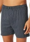 2er Pack Herren Boxershorts SCHIESSER Multipacks -blau + blau-weiß – Ansicht 2