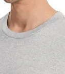 Herren T-Shirt SCHIESSER Mix+Relax - grau meliert – Ansicht 4