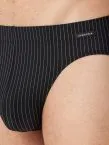 Men's Rio briefs SCHIESSER Pure Micro - black striped – view 4