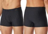 Men's Boxer Briefs SCHIESSER Pure Micro - black striped