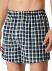 2-Pack SCHIESSER Boxer Shorts Multipacks for Men -blue-white + dark blue – view 2