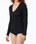 Damen-Langarmshirt SCHIESSER Revival Agathe - schwarz – Ansicht 3