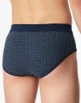 SCHIESSER Men's Classic Daywear Sports Briefs 2-Pack with Pattern and Fly - Admiral Blue – view 3