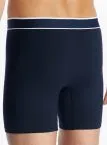 SCHIESSER Herren Long-Shorts 95/5 im 3er-Pack - Blau – Ansicht 3