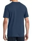 SCHIESSER Herren T-Shirt V-Ausschnitt Mix+Relax - Royalblau – Ansicht 3