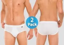 Sports Brief Cotton Essentials Fine Rib 2-Pack