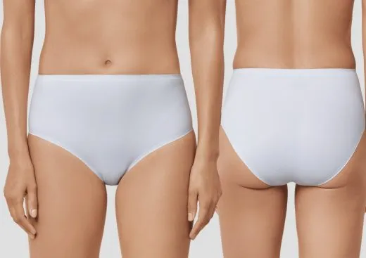 Women's maxi brief Schiesser Invisible Soft - white Women's maxi brief Schiesser Invisible Soft - white