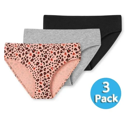 3-Pack Girls' Briefs Schiesser 95/5 - multicolor 3-Pack Girls' Briefs Schiesser 95/5 - multicolor