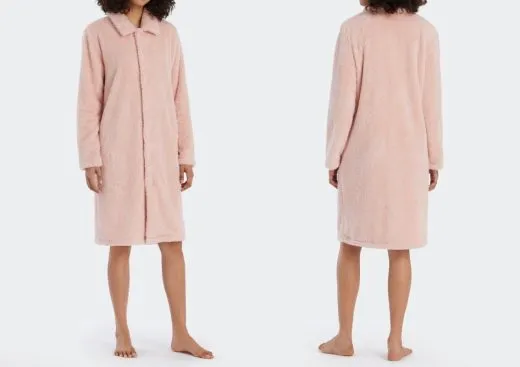 Damen Morgenmantel SCHIESSER Essentials - rosé Damen Morgenmantel SCHIESSER Essentials - rosé
