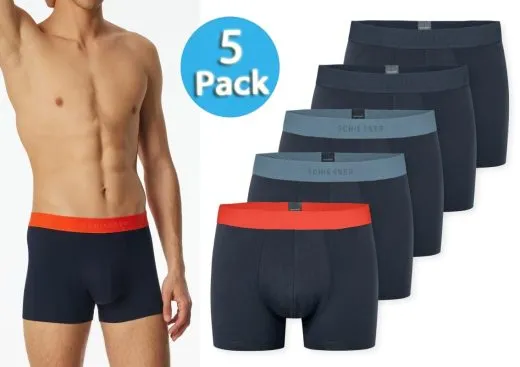 5er Pack Männer Shorts SCHIESSER 95/5 - dunkelblau 5er Pack Männer Shorts SCHIESSER 95/5 - dunkelblau