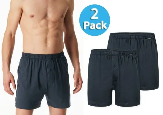 2 SCHIESSER Herren Boxershorts Multipack - nachtblau 2 SCHIESSER Herren Boxershorts Multipack - nachtblau