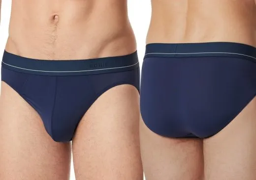 Herren Rio-Slip SCHIESSER Pure Micro - blau Herren Rio-Slip SCHIESSER Pure Micro - blau
