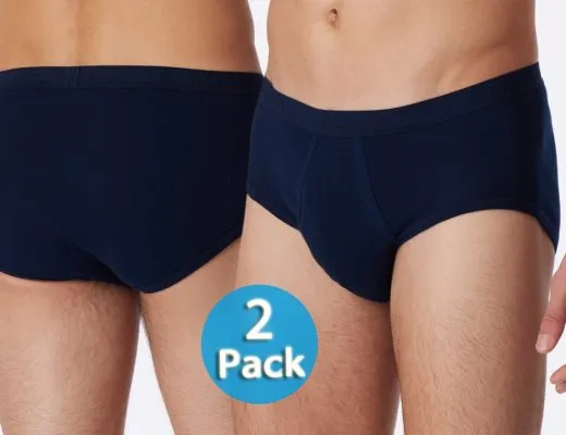2er-Pack SCHIESSER Original Classics Herren Sportslips - Navy 2er-Pack SCHIESSER Original Classics Herren Sportslips - Navy