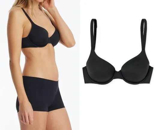 SCHIESSER Women's Full-Cup Bra Unique Micro - Black