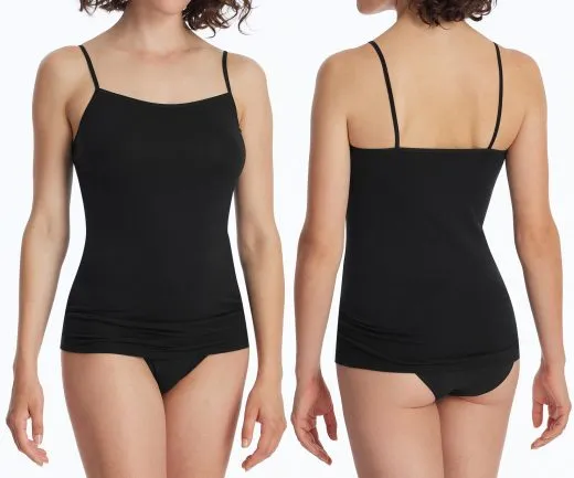 SCHIESSER Women's 2PACK Spaghetti Top 95/5 - Black