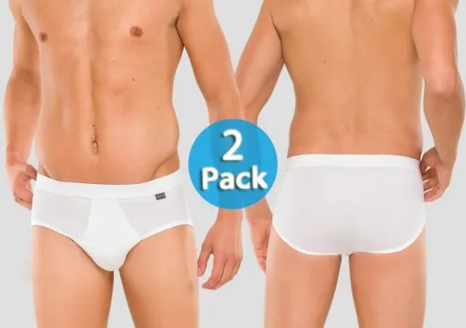 Sports Brief Cotton Essentials Fine Rib 2-Pack Sports Brief Cotton Essentials Fine Rib 2-Pack