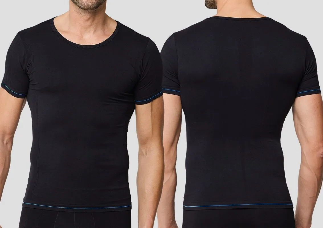 Shirt 1/2 SCHIESSER Seamless Active - schwarz