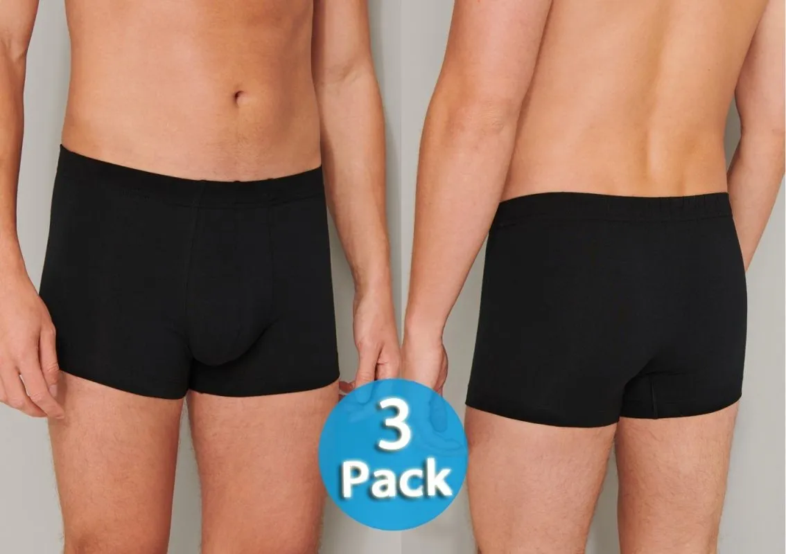 3-Pack of Men's Boxer Briefs SCHIESSER 95/5 - black 3-Pack of Men's Boxer Briefs SCHIESSER 95/5 - black