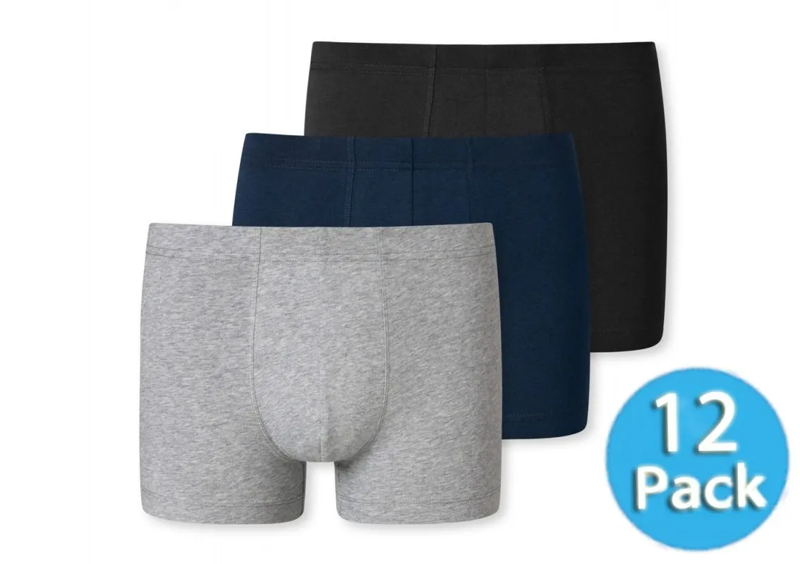12-Pack of Men's Boxer Briefs SCHIESSER 95/5 - multicolor 9 12-Pack of Men's Boxer Briefs SCHIESSER 95/5 - multicolor 9