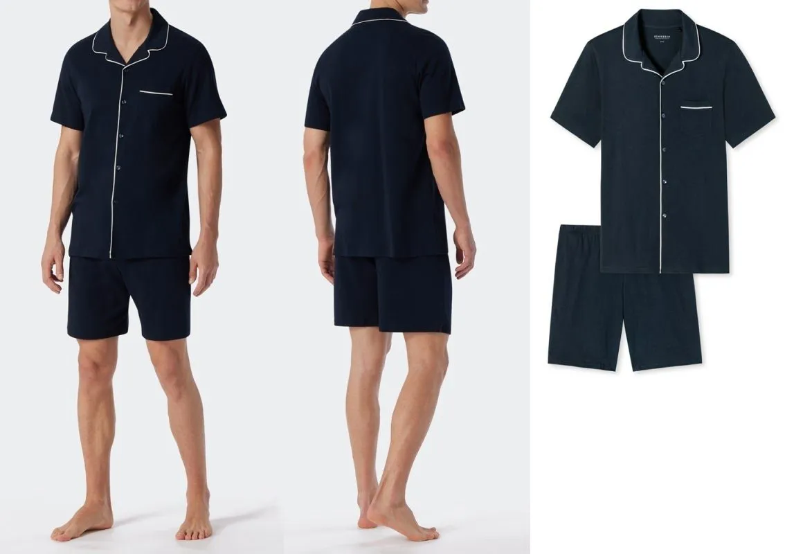 Men's Pyjama Short SCHIESSER Fine Interlock Men's Pyjama Short SCHIESSER Fine Interlock