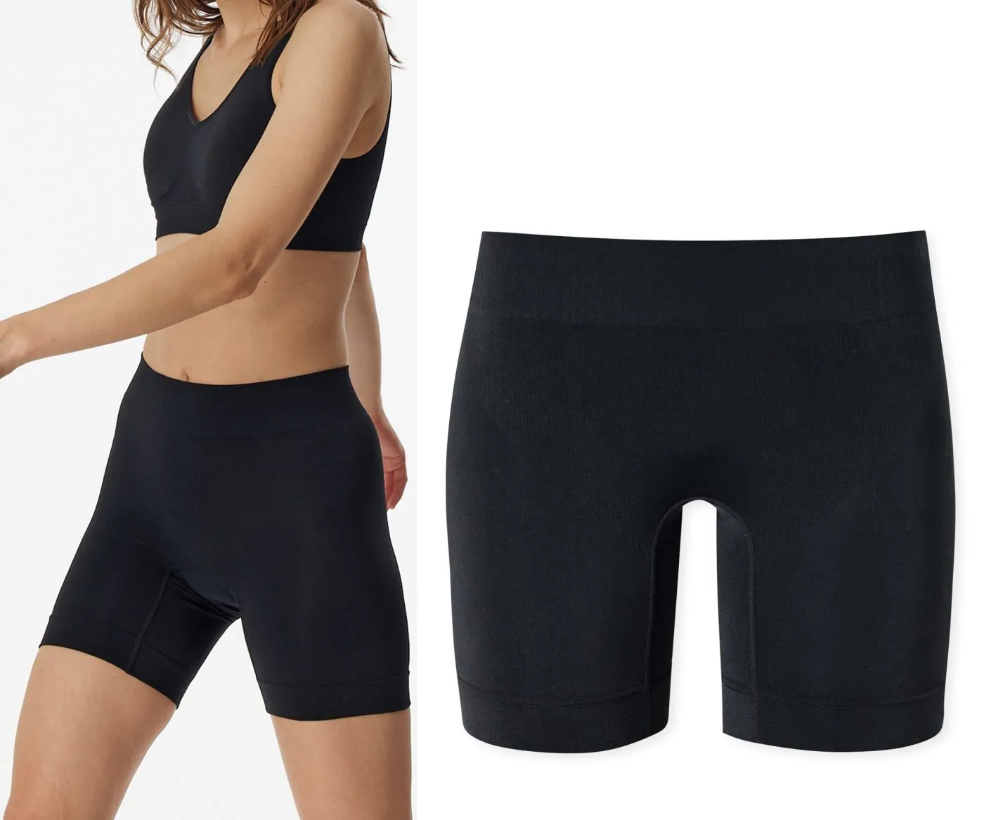 SCHIESSER Women's Biker Panty Classic Seamless - Black