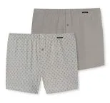 2-Pack Men Boxer Shorts SCHIESSER Essentials khaki