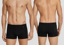 SCHIESSER Men Shorts Long Life Cotton - black