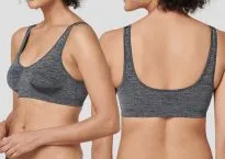 Bustier SCHIESSER Active Seamless Light - dark grey