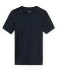 SCHIESSER Men's T-Shirt 1/2 Long Life Soft - blue black – view 3