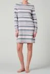 Women's Long-sleeved Sleepshirt SCHIESSER Sportive Stripes – view 2