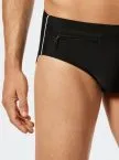 Men's Swim Briefs SCHIESSER Aqua Nautical Casual - black – view 3