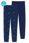 2-Pack Boy's Long Johns SCHIESSER 95/5 - dark blue