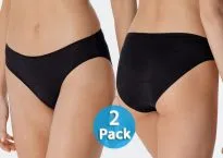 2-Pack Women Tai Slip Schiesser Modal Essentials - black