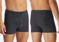 Men's Boxer Briefs SCHIESSER 95/5 - blak striped