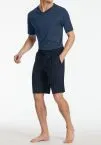 Men's Lounge Trousers SCHIESSER Mix & Relax - blue striped – view 2